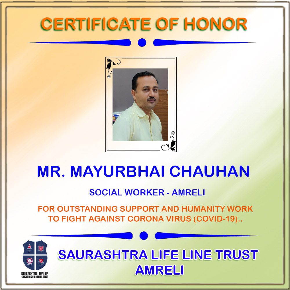 Certificate of Honor